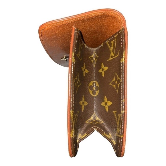 Louis Vuitton Pochette Dame Clutch GM Brown Leather - Picture 13 of 16